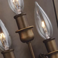 Wandleuchten|Flurlampen*Elstead Wandleuchte innen Metall Vintage Design Messing antik