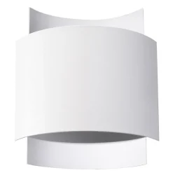 Sollux Wandleuchte innen Up Down Metall Weiß H: 23 cm G9< Wandleuchten|Flurlampen