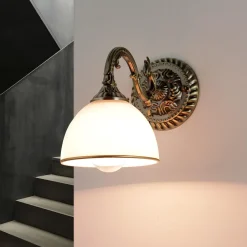 Easylight Wandleuchte Jugendstil elegant in Messing LOUIS< Jugendstil Lampen|Küchenlampen