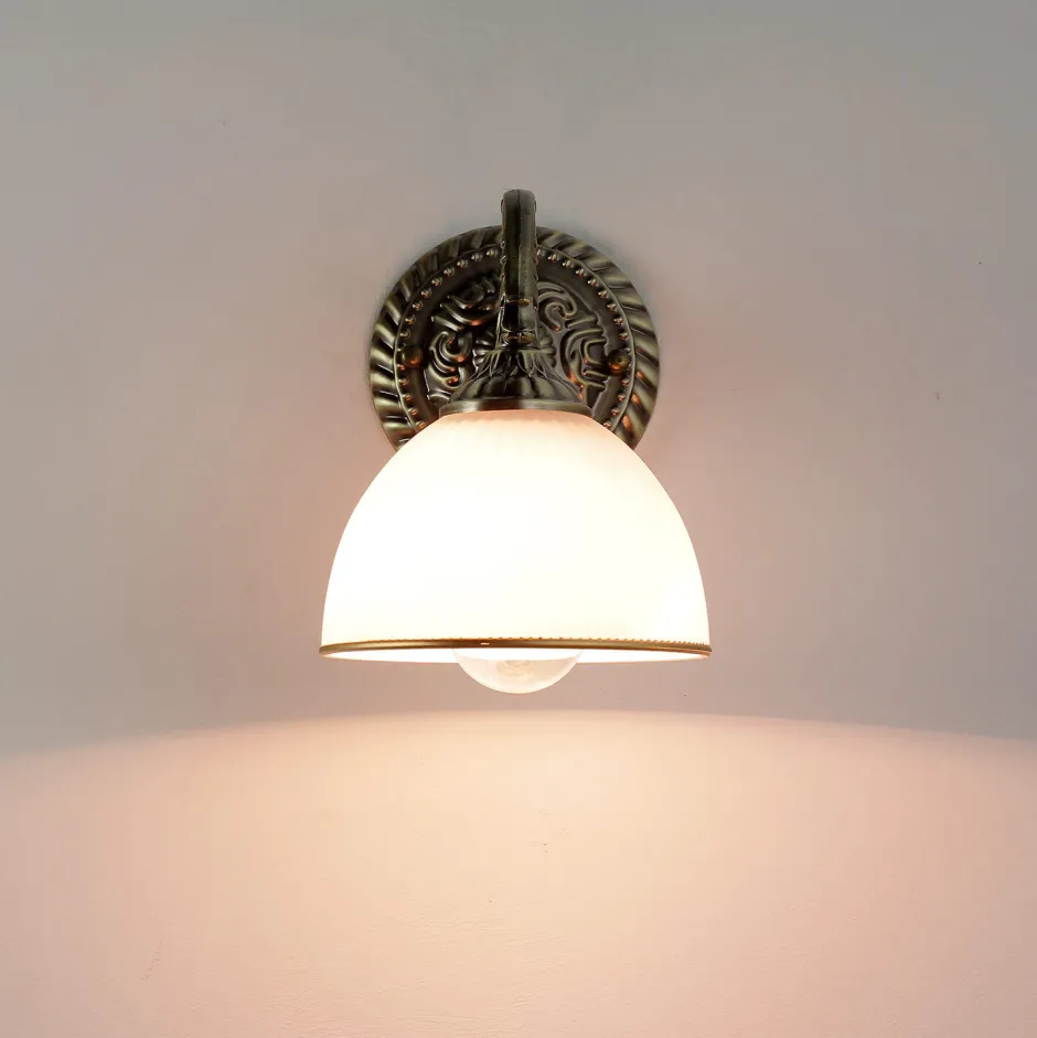 Easylight Wandleuchte Jugendstil elegant in Messing LOUIS< Jugendstil Lampen|Küchenlampen