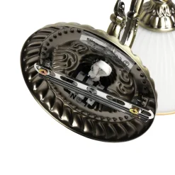 Easylight Wandleuchte Jugendstil elegant in Messing LOUIS< Jugendstil Lampen|Küchenlampen