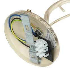 Glaslampen|Jugendstil Lampen*Jupiter Wandleuchte Jugendstil in Weiß Gold Wohnzimmer Flur