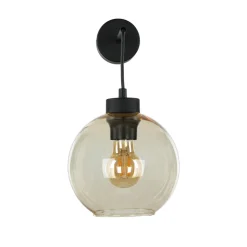 TK Lighting Wandleuchte KALETE Bernsteinfarben Flur Lampe E27< Wandleuchten|Flurlampen