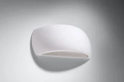 Sollux Wandleuchte Keramik 32 cm Up Down bemalbar Weiß< Wandleuchten|Flurlampen