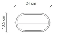 Wohnzimmerlampen|Glaslampen*Ferroluce Wandleuchte Keramik Glas E27 24 cm breit Maritim DAVIDE