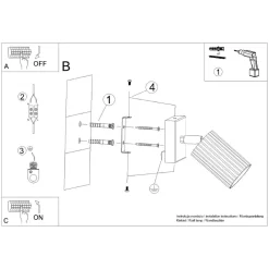 Flurlampen|Wohnzimmerlampen*Sollux Wandleuchte klein B: 8 cm Grün schwenkbar Aluminium GU10