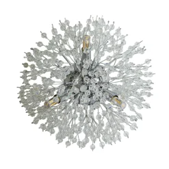 Wandleuchten|Flurlampen*Searchlight Wandleuchte Kristall D: 29 cm 3-flammig G9 rund