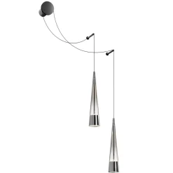 Maytoni Wandleuchte LED Metall Glas Up Down 228,9 cm hoch Chrom< Led Lampen|Wandleuchten