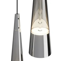 Maytoni Wandleuchte LED Metall Glas Up Down 228,9 cm hoch Chrom< Led Lampen|Wandleuchten