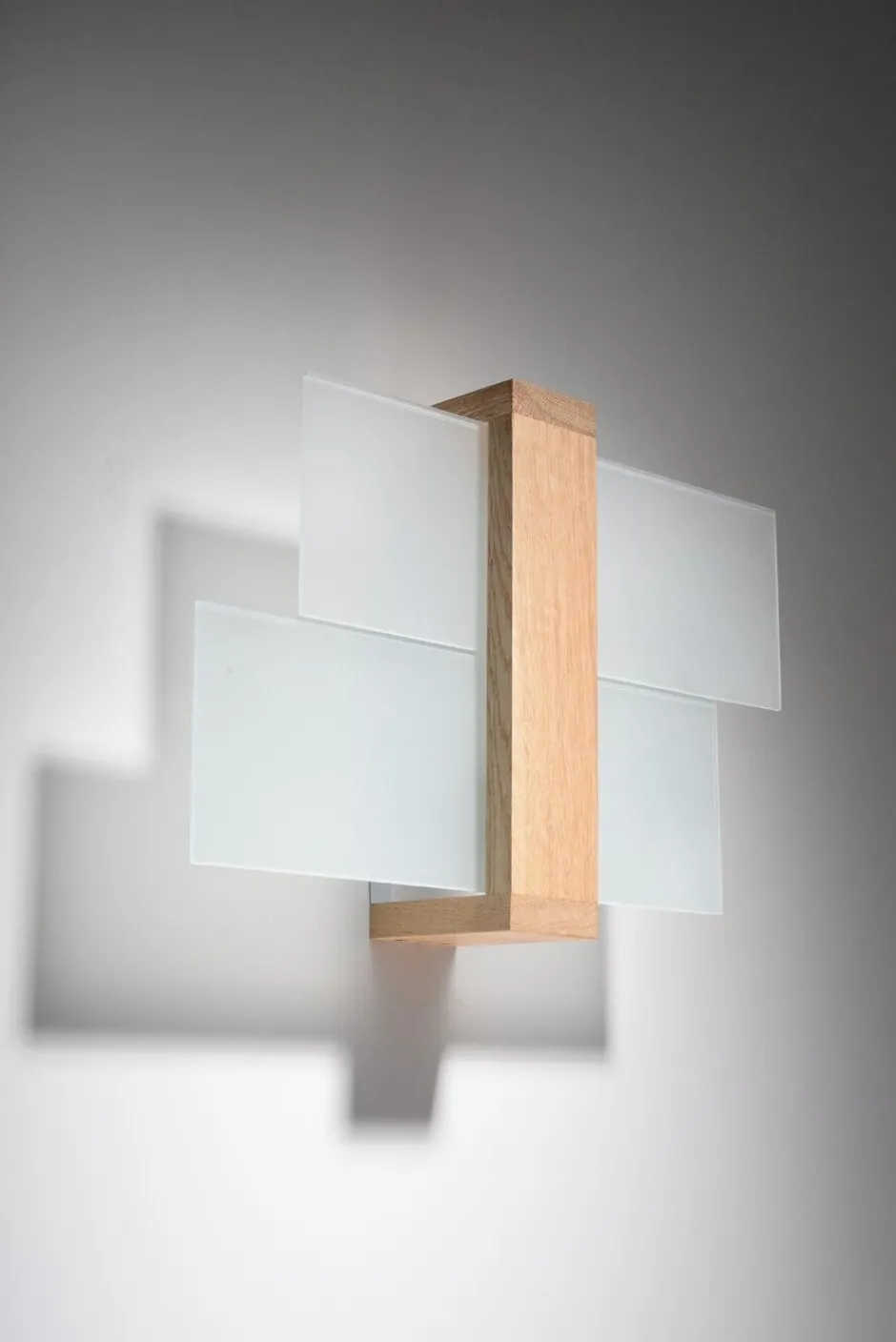 Wandleuchten|Flurlampen*Easylight Wandleuchte LEDA in Echtholz