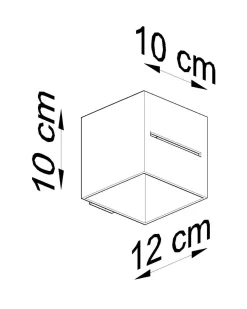 Wandleuchten|Flurlampen*Sollux Wandleuchte LORUM in Schwarz