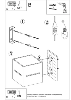 Sollux Wandleuchte LORUM in Weiß< Wandleuchten|Flurlampen