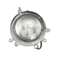 Lido Wandleuchte Maritim G9 Ø 14 cm Messing Glas außen< Außenleuchten Antik|Außenleuchten Messing