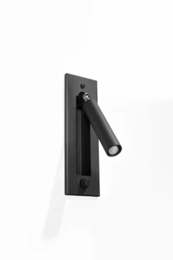 Sollux Wandleuchte Metall Schwarz verstellbar H: 20 cm G9 Lesen< Wandleuchten|Flurlampen