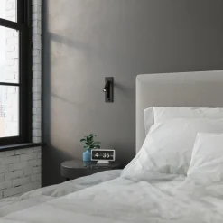 Sollux Wandleuchte Metall Schwarz verstellbar H: 20 cm G9 Lesen< Wandleuchten|Flurlampen