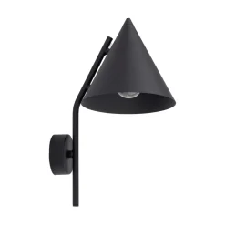 TK Lighting Wandleuchte Metall Schwarz H: 38 cm E27 Retro Design< Wandleuchten|Küchenlampen