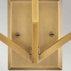 Wandleuchten|Rustikale Lampen*Elstead Wandleuchte Metall Stoff 48,3 cm hoch E14 3-flammig