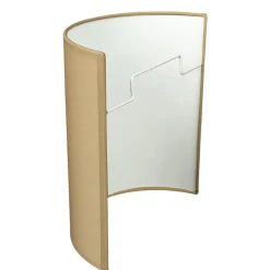 Nowodvorski Wandleuchte mit Kabel Schalter Kaffeebraun Stoff ALICE< Stofflampen|Schlafzimmer Lampen