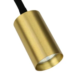 Moderne Lampen|Küchenlampen*Nowodvorski Wandleuchte mit Schalter Schwanenhals GU10 Schwarz Messing