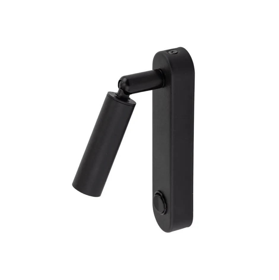 TK Lighting Wandleuchte mit Schalter Metall G9 H: 22cm schwenkbar Schwarz< Spots|Badezimmer Lampe