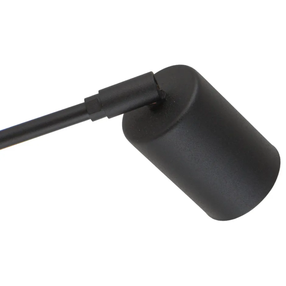 Easylight Wandleuchte mit Schalter Metall verstellbar GU10 Schwarz< Wandleuchten|Küchenlampen