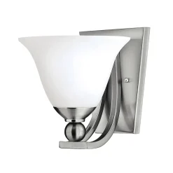 Elstead Wandleuchte mit Schirm Weiß Nickel Flur Schlafzimmer< Wandleuchten|Moderne Lampen