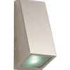 Harms Import Wandleuchte Outdoor Edelstahl T:7 cm IP44 GU10 Modern< Metall Lampen|Feuchtraumleuchten