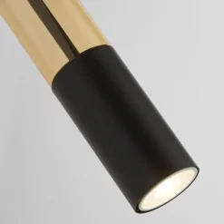 Searchlight Wandleuchte schmal Ø 10 cm verstellbar in Schwarz Bernstein< Wandleuchten|Flurlampen