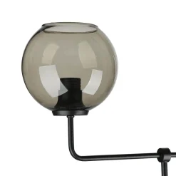 Wandleuchten|Vintage Lampen*Nowodvorski Wandleuchte Schwarz Glas Monaco