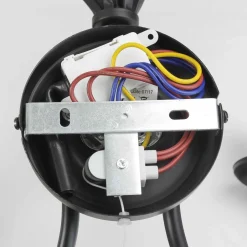 Searchlight Wandleuchte schwarz Jugendstil 2-flmg.< Wandleuchten|Jugendstil Lampen