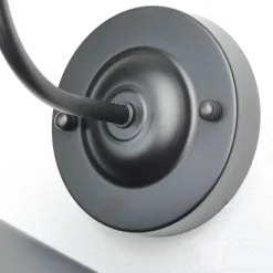 Wandleuchten|Flurlampen*Easylight Wandleuchte Schwarz Metall E27 innen Vintage