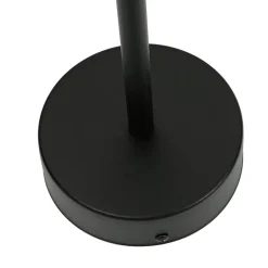 Vintage Lampen|Industrie Lampen*Easylight Wandleuchte Schwarz Metall T:41cm E27 Industrial