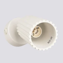 Flurlampen|Wohnzimmerlampen*Sollux Wandleuchte schwenkbar GU10 B: 8 cm klein in Creme Modern