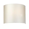 Elstead Wandleuchte Stoff Creme Messing E27 Up Down Modern GRASTA< Wandleuchten|Flurlampen