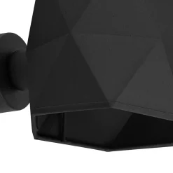 TK Lighting Wandleuchte Stoff Modern Schwarz E27 Up Down< Wandleuchten|Flurlampen