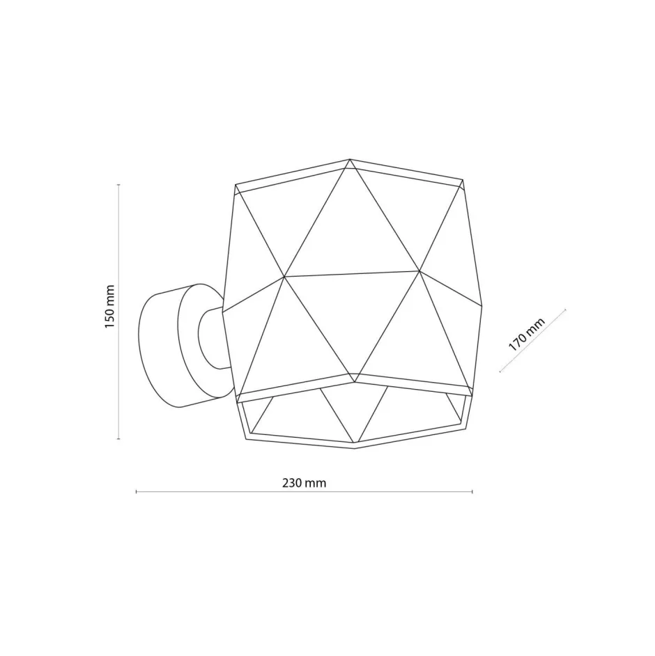 TK Lighting Wandleuchte Stoff Modern Schwarz E27 Up Down< Wandleuchten|Flurlampen