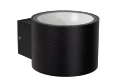 Außenwandleuchten|Fassadenstrahler* Wandleuchte Up Down Aluminium Schwarz IP54 G9 Balkon