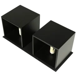 Sollux Wandleuchte Up Down B:26cm 2xG9 Schwarz Metall< Wandleuchten|Flurlampen