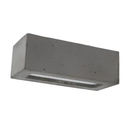 Wandleuchten|Flurlampen*Spot Light Wandleuchte Up Down Glas Beton E27 31cm wohnlich