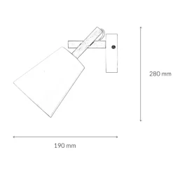 Easylight Wandleuchte VAIO Weiß Skandinavisch< Bauhaus Lampen|Skandinavische Lampen