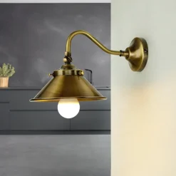 Wandleuchten|Esszimmer Lampen*Giovanni Battista Wandleuchte verstellbar Messing E14 ALICE