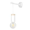 Emibig Wandleuchte Weiß Holz Retro minimalistisch E27< Wandleuchten|Küchenlampen