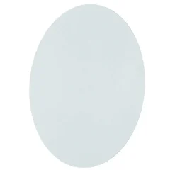 Moderne Lampen|Küchenlampen*TK Lighting Wandleuchte Weiß Metall Ø 40 cm rund flach Modern