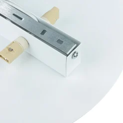 Moderne Lampen|Küchenlampen*TK Lighting Wandleuchte Weiß Metall Ø 40 cm rund flach Modern