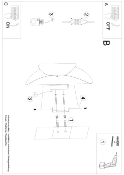 Sollux Wandleuchte Weiß Metall dekorativ G9 indirekt Modern< Wandleuchten|Flurlampen