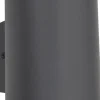 Metall Lampen|Moderne Außenleuchten*Eco-Light Wandspot Anthrazit Up Down H:20 cm IP44 GU10 flexibel