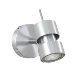 Steinhauer Wandspot flexibel Metall H:12 cm inkl. GU10 akzentuiert< Spots|Badezimmer Lampe