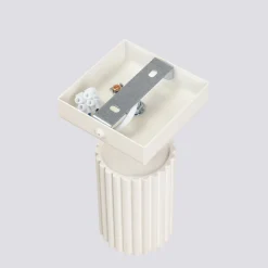 Sollux Wandspot GU10 B: 8 cm klein in Creme aus Aluminium< Flurlampen|Wohnzimmerlampen