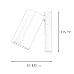 Nowodvorski Wandspot GU10 Weiß schwenkbar H: 11,5 cm zum Lesen< Metall Lampen|Wohnzimmerlampen