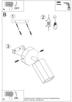 Sollux Wandspot Holz H: 17,5 cm klein schwenkbar GU10 SAMON< Wohnzimmerlampen|Holzlampen